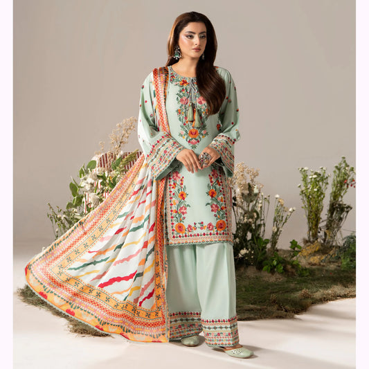 KC-1581 "AYRA" Embroidered Cambric Cotton Collection by Karma Collection