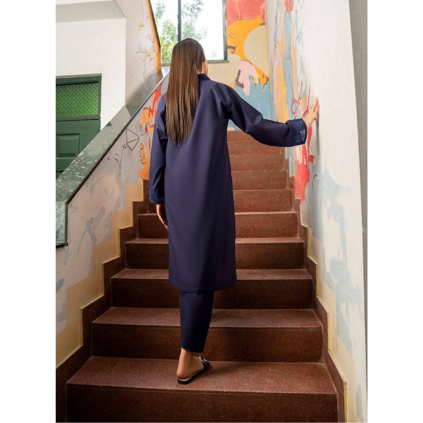 UCA-21 2 pc Summer Cotton Co Ord Set | Ready to Wear | Casuallite