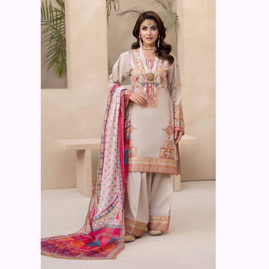KC-1563 "Ferisha" Embroidered Festive Collection by Karma Collection