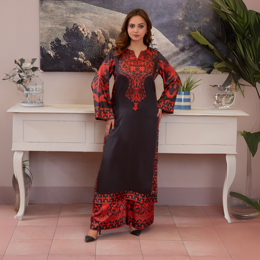 RA-16 2 Printed Silk Pakistani Co-Ords Set | Ready to Wear | Raniya.h