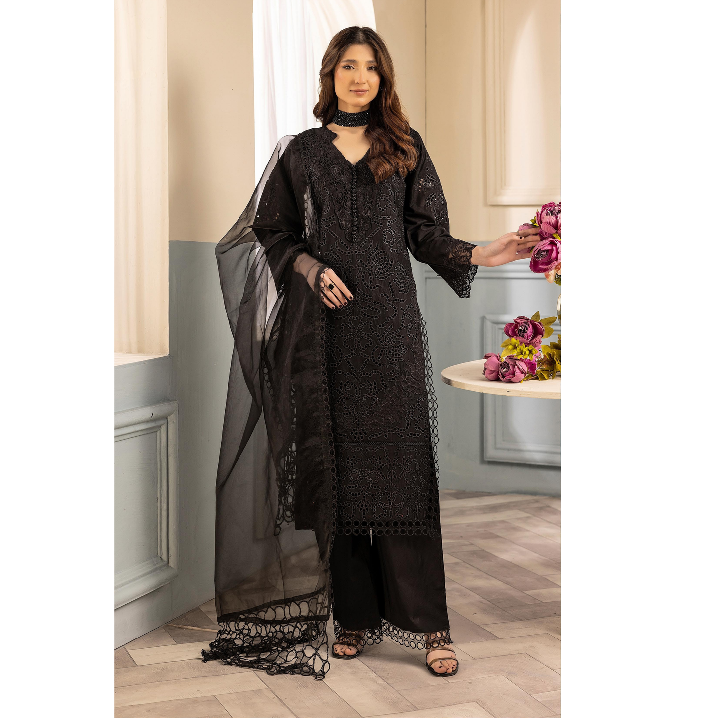 UMS-20 Embroidered Chikankari Lawn Collection | Ready to Wear | Simrans