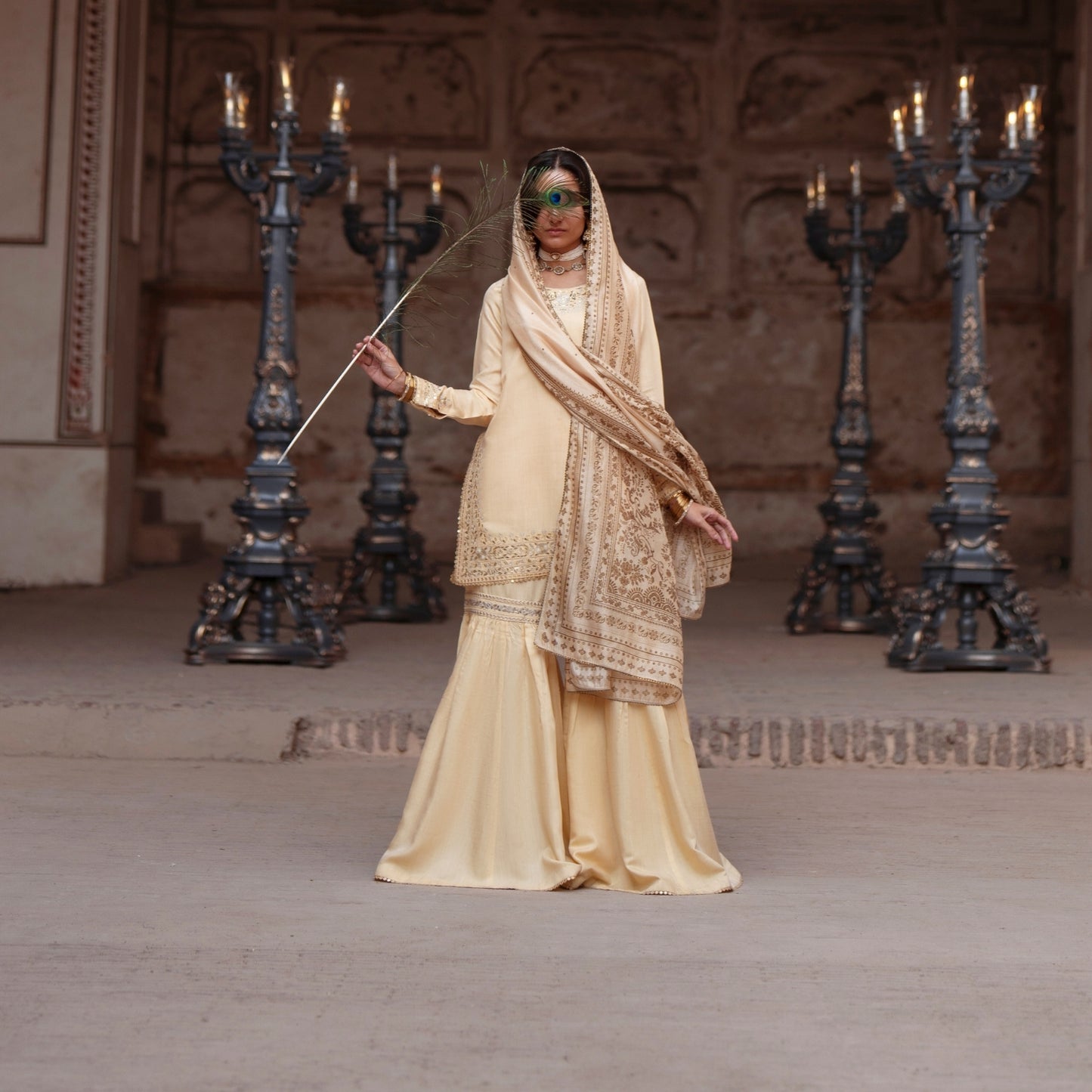 UCA-35 Darbar Festive Drop Embroidered Collection by Casuallite