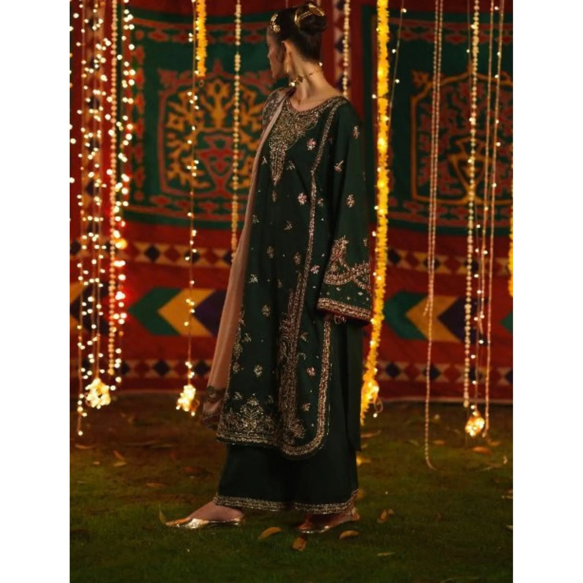 UCA-52 "Chand Bali" Luxury Viscose 3 Pc | Casuallite