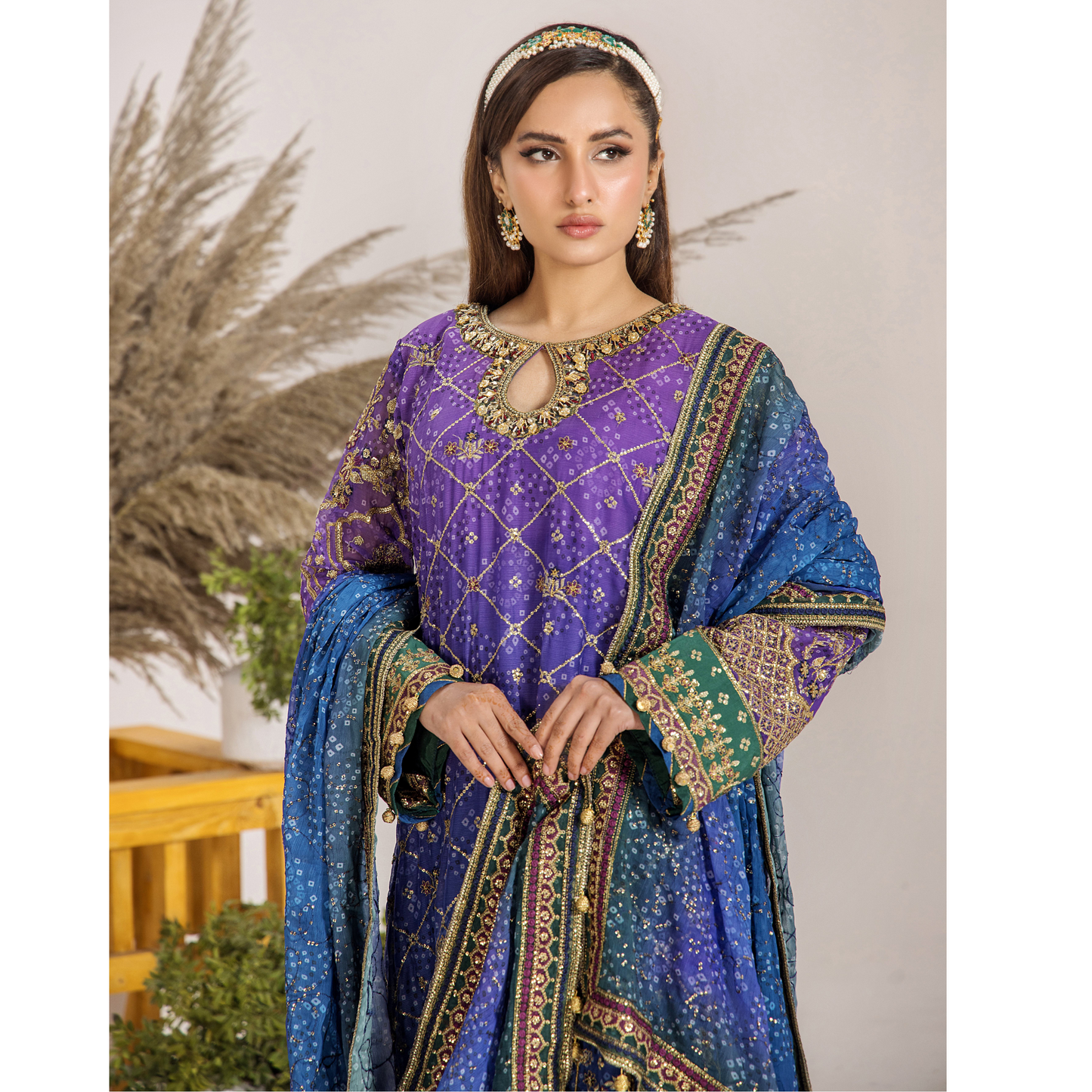 UTT-13 "INOVA" Luxury Chiffon Collection by Traditional Thread