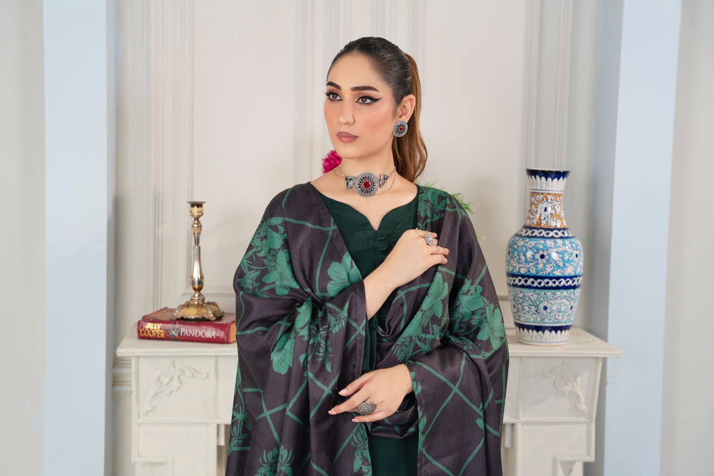 3 PC DHANAK LASERKARI DRESS WITH WOOL SHAWL-RANIYA.h