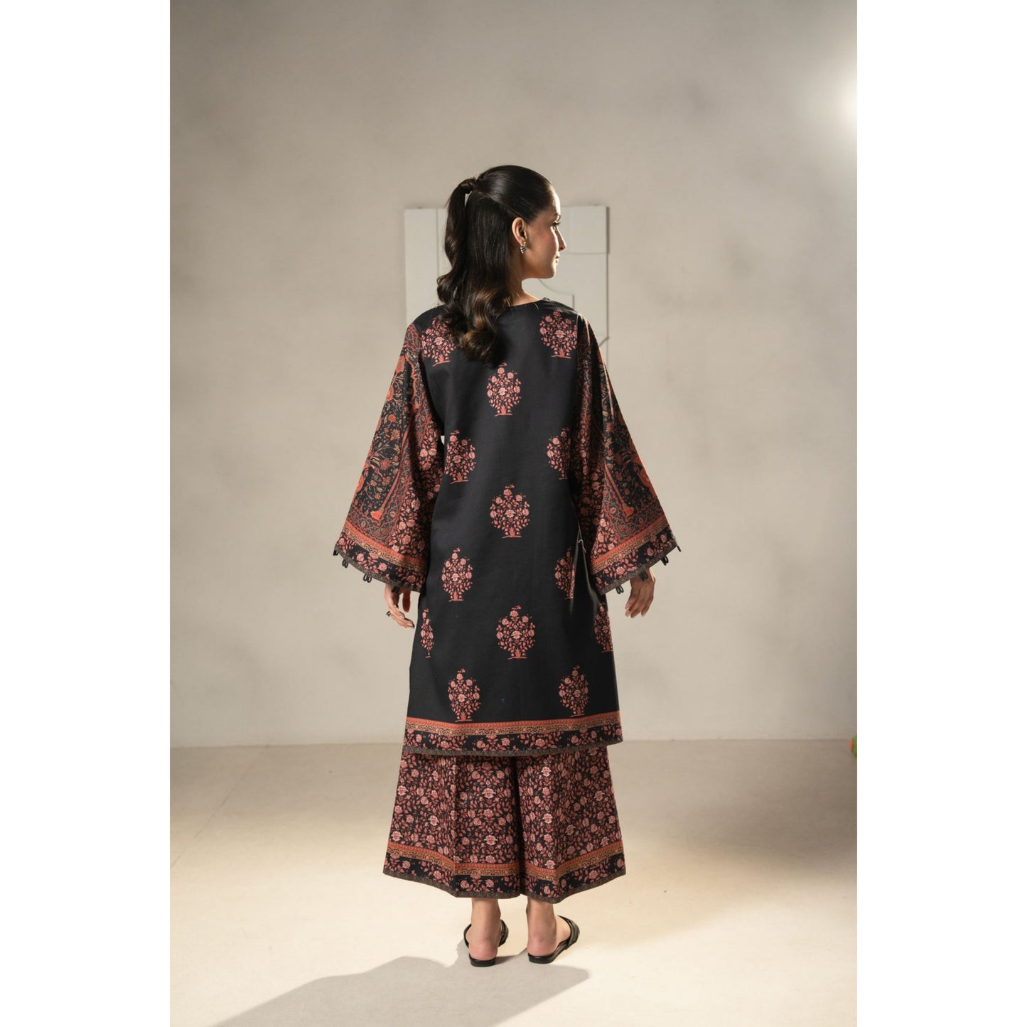 2 Pc Printed Lawn Co-Ords Set ready to wear Dress | Summer Wear | Tana bana