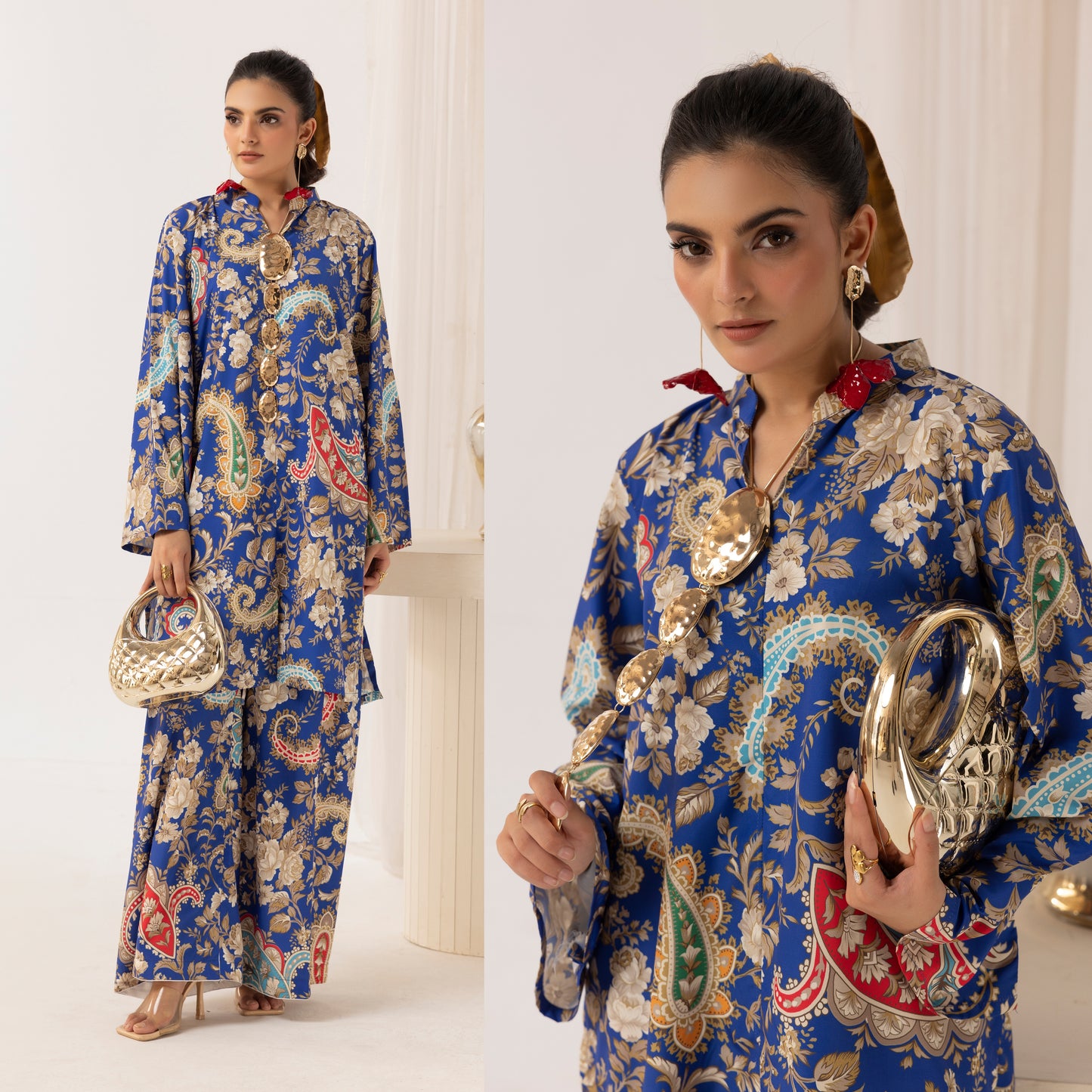UMS-23 2 Pc Printed Co Ord Set Collection | Ready to Wear | Simrans