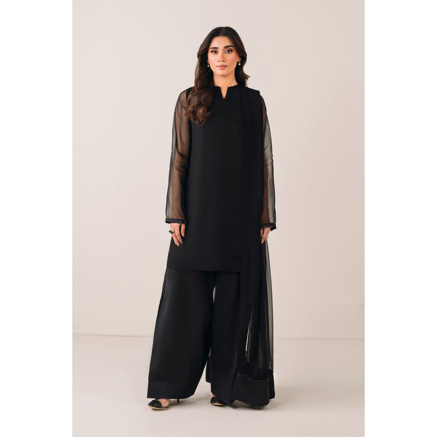 UA-103 Trendy Chiffon Farshi Shalwar Collection by Umnaa