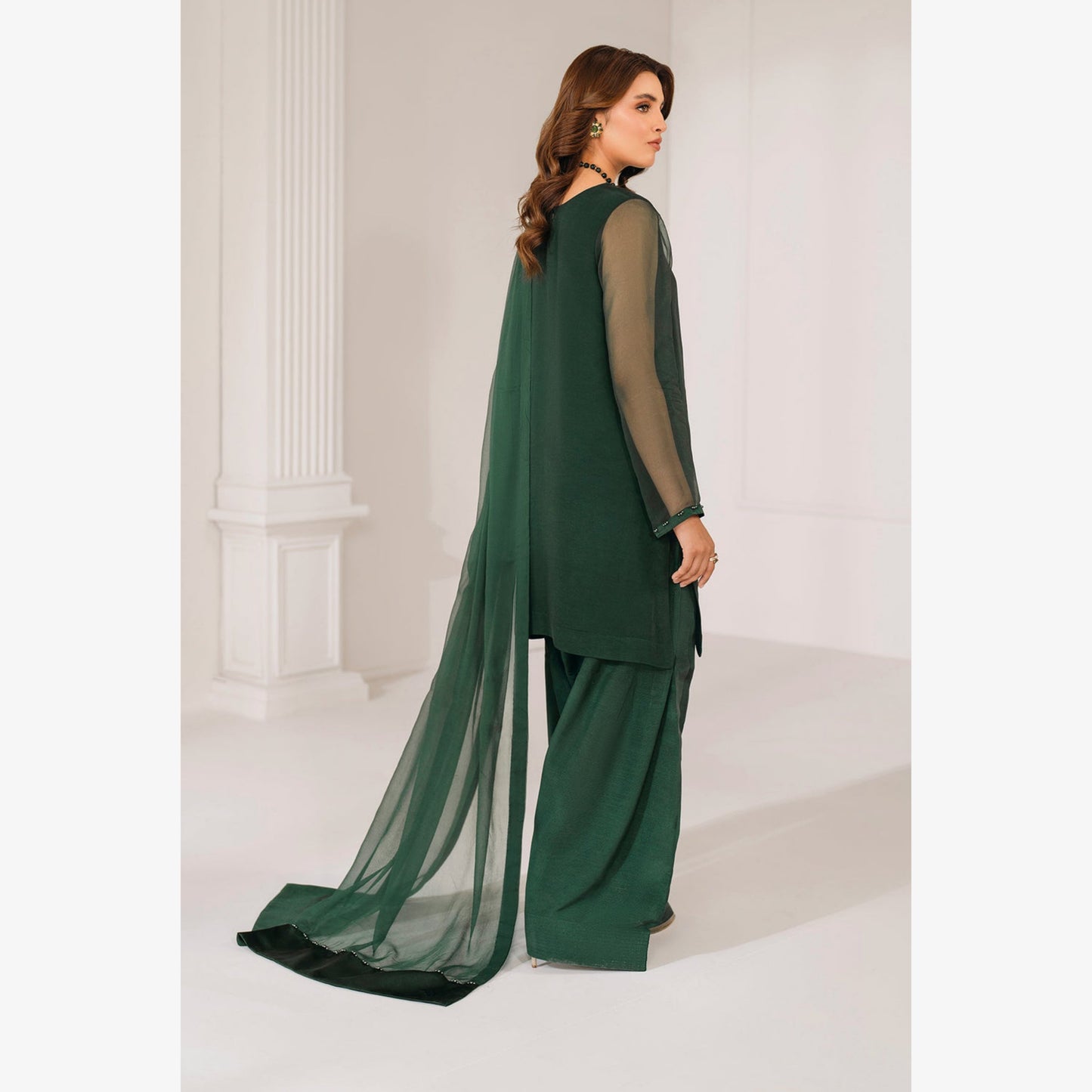 UA-103 Trendy Chiffon Farshi Shalwar Collection by Umnaa
