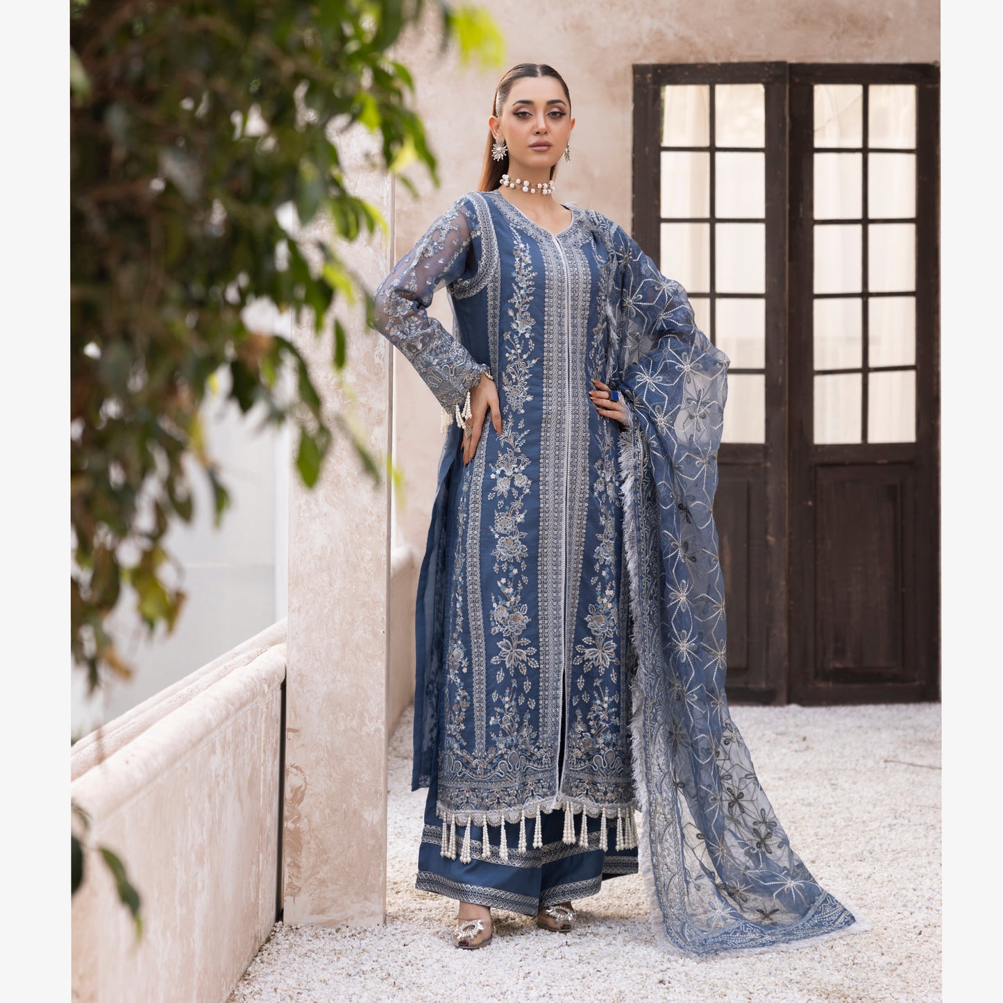 UMS-30 "Nureh" by Simrans 3 Pc Ready to Wear Pakistani Festive Collection