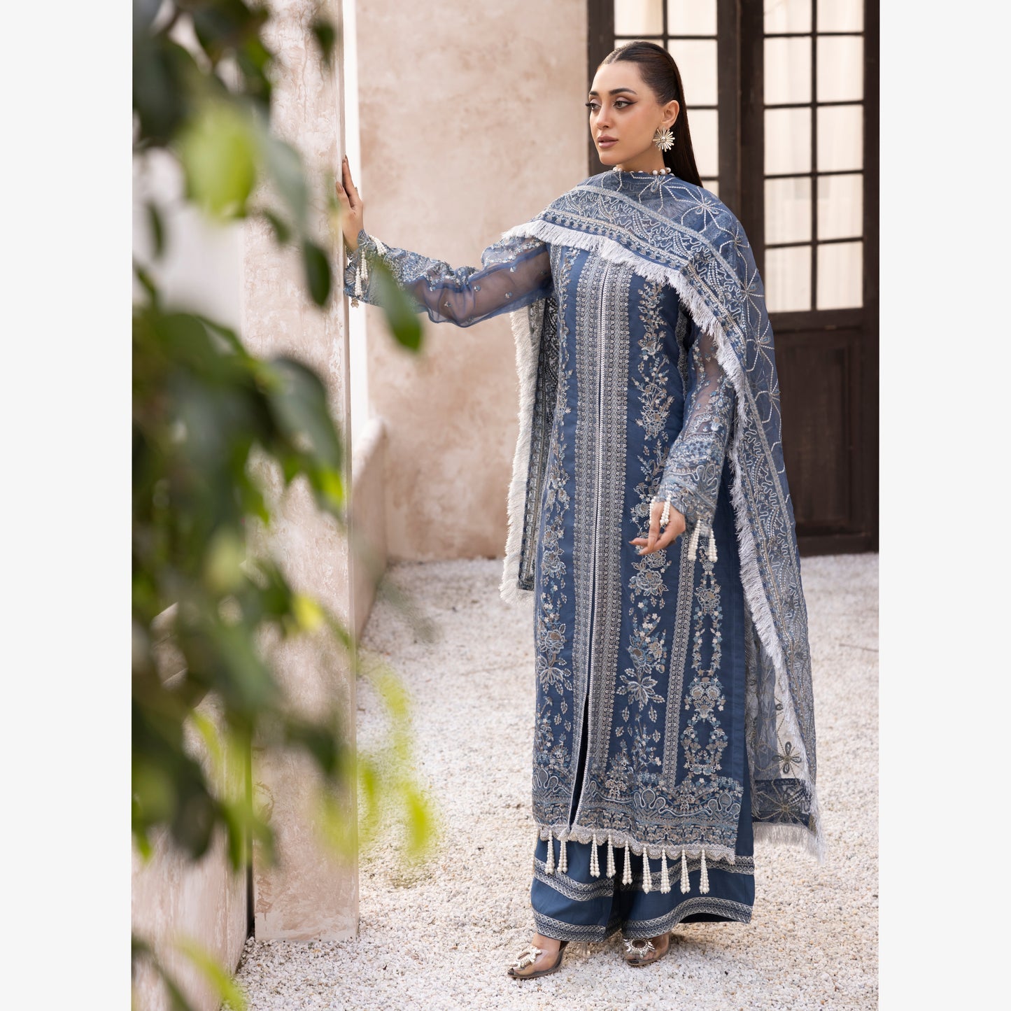 UMS-30 "Nureh" by Simrans 3 Pc Ready to Wear Pakistani Festive Collection