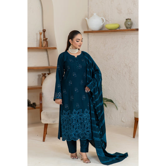 UA-110 "Heena" Embroidered Dhanak Winter Collection | Ready by Wear | Pakistani Dress Asian Clothes Umnaa