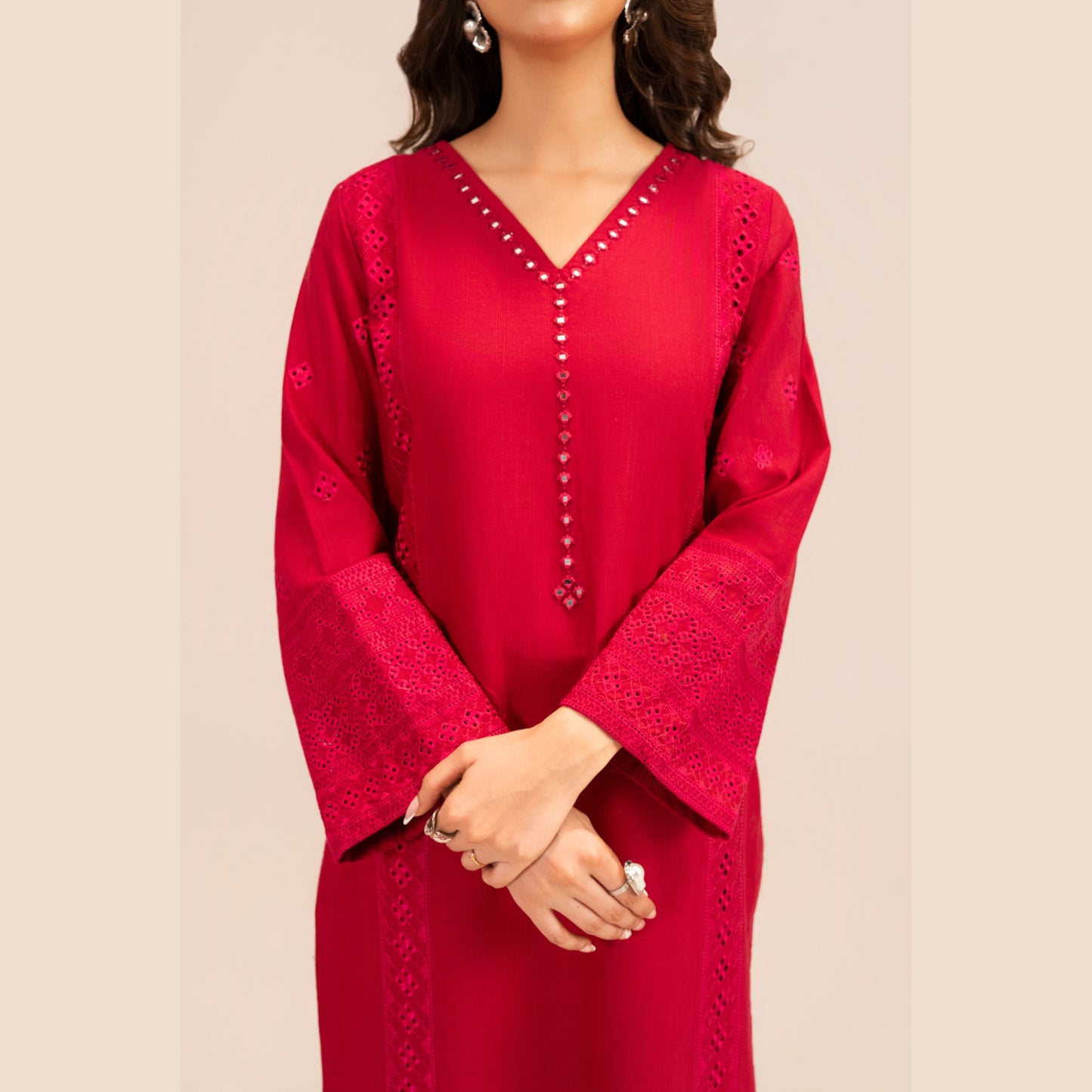 UA-125 Embroidered Khaddar 2 Pc Collection | Ready to Wear | Umnaa