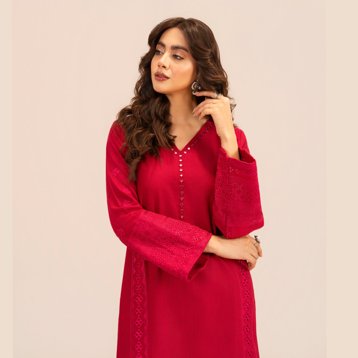 UA-125 Embroidered Khaddar 2 Pc Collection | Ready to Wear | Umnaa