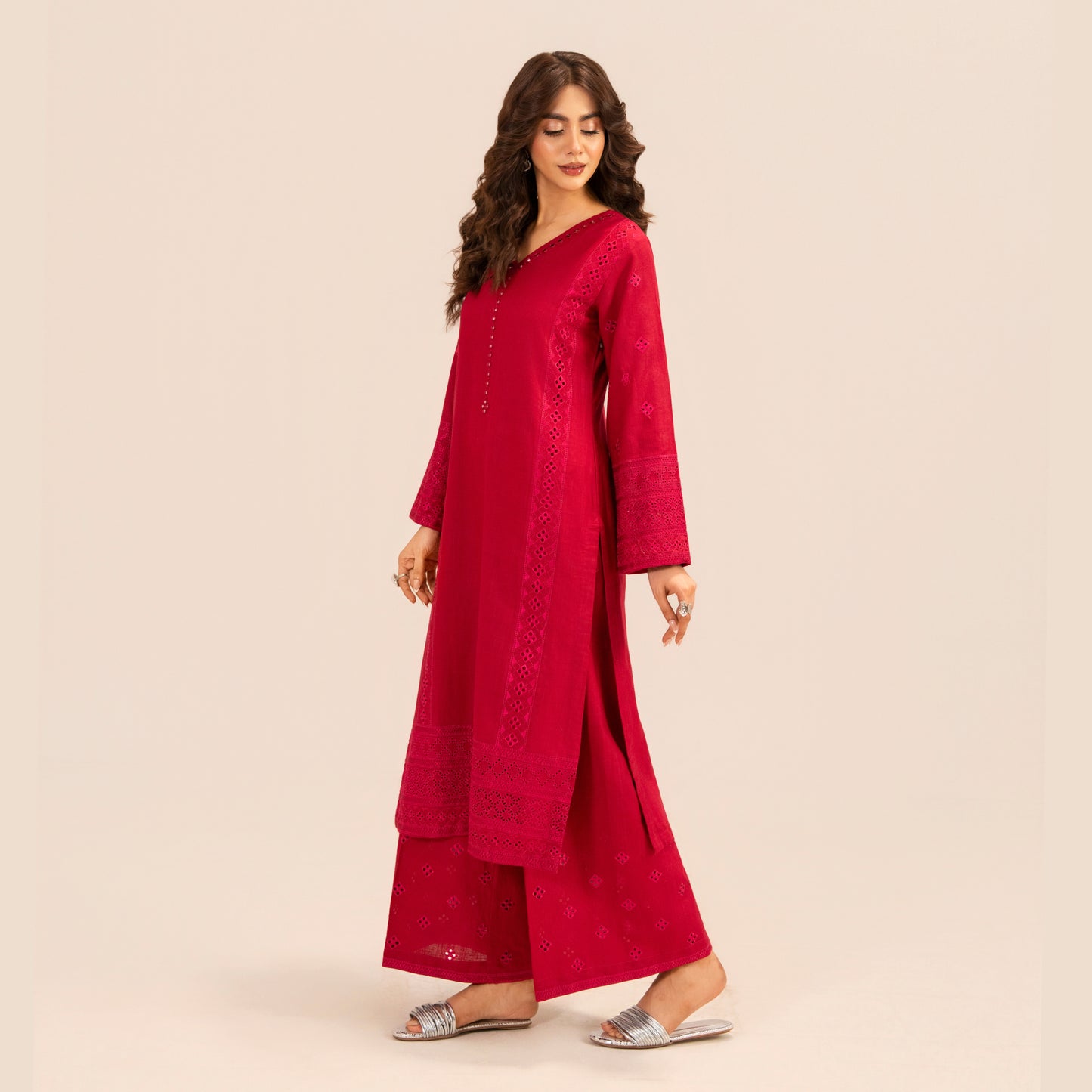 UA-125 Embroidered Khaddar 2 Pc Collection | Ready to Wear | Umnaa