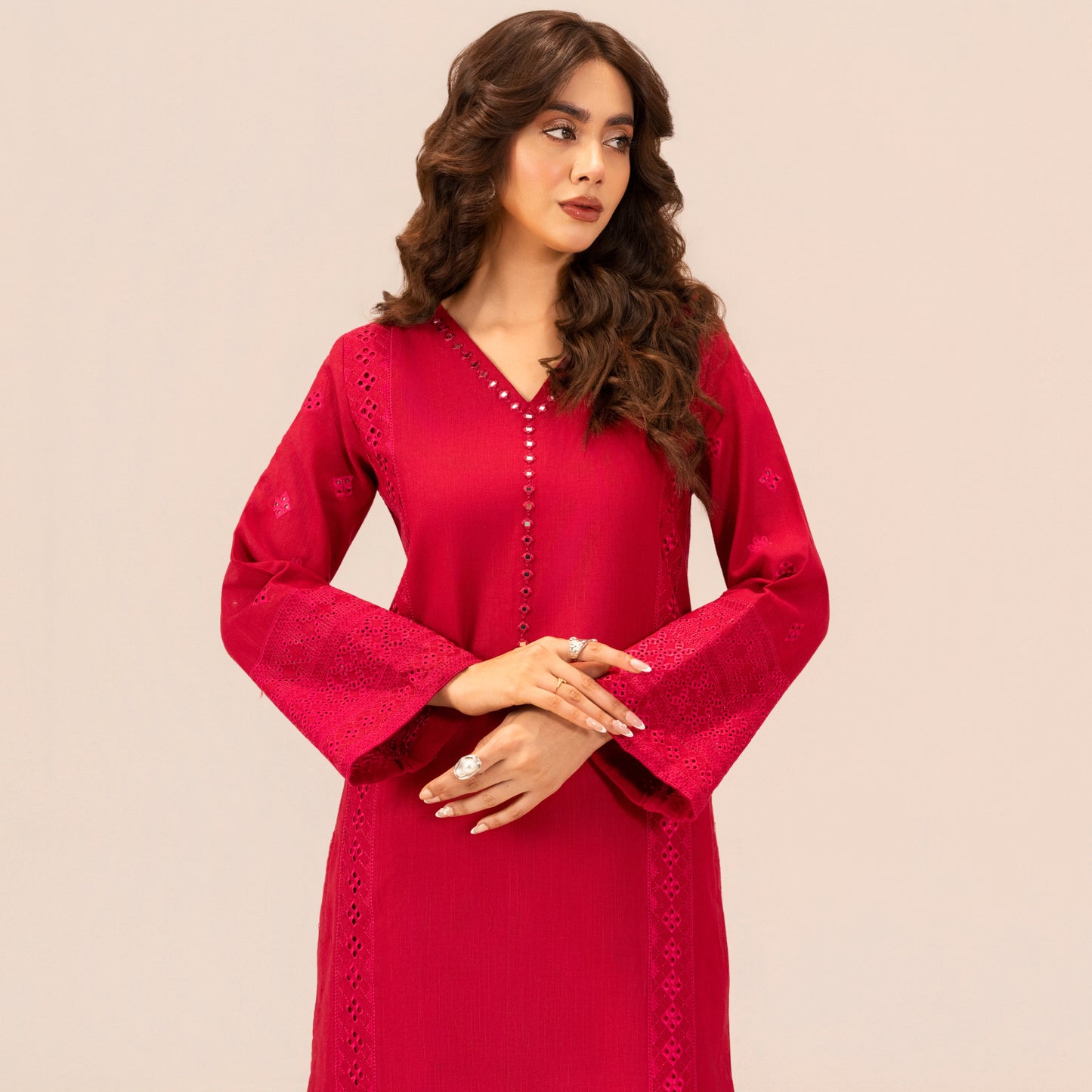 UA-125 Embroidered Khaddar 2 Pc Collection | Ready to Wear | Umnaa
