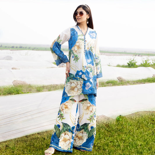 UTT-20 "Camelia" VOL 1 Summer Printed Chikankari Co Ord Set Collection by Traditional Thread | Asian Clothes