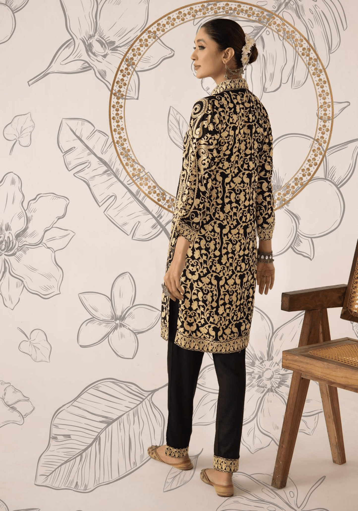 2-Piece Stitched Embroidered Linen Collection - Simrans