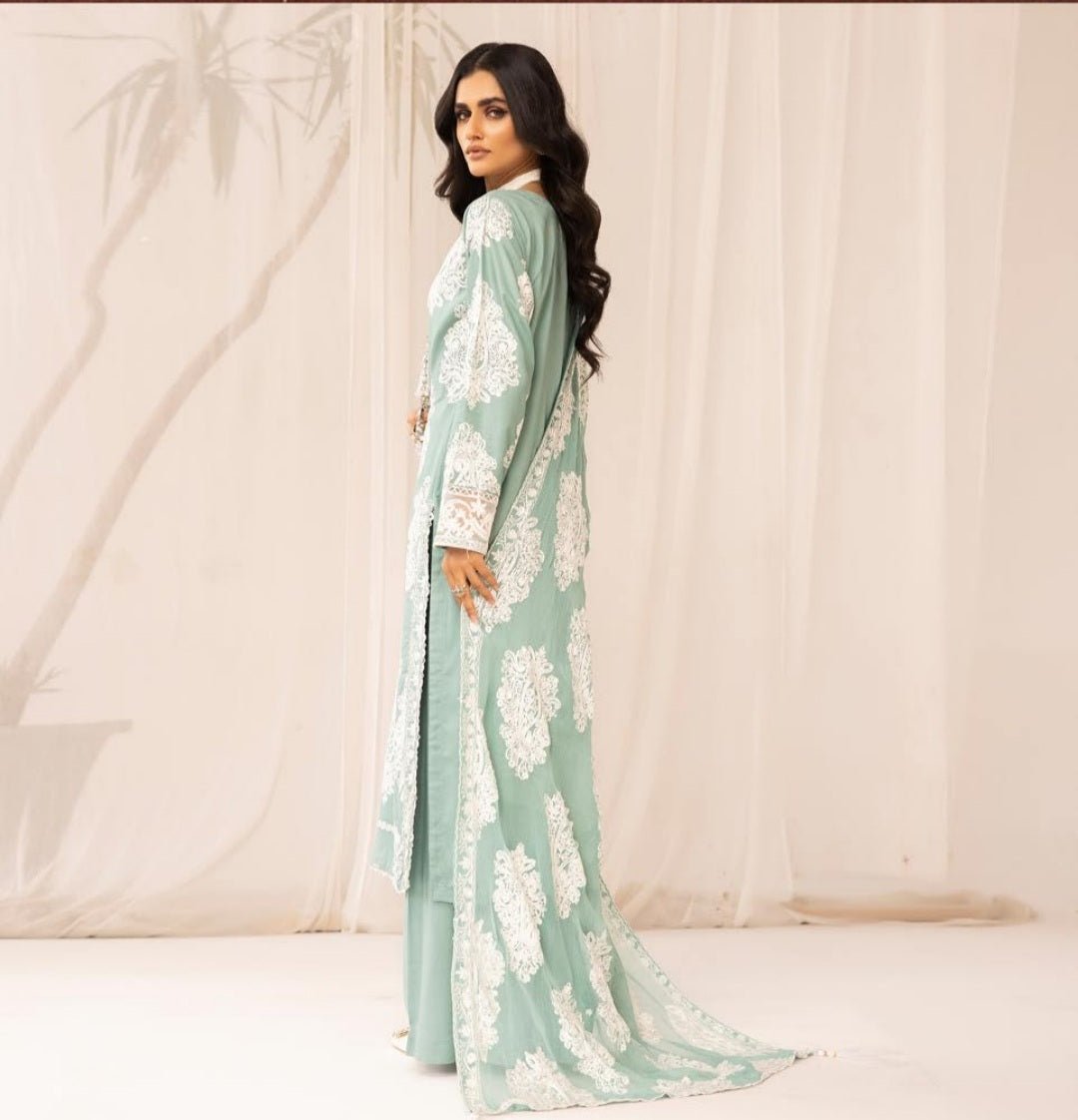 Mother & Daughter 3 PIECE EMBROIDERED LINEN COLLECTION BY SIMRANS
