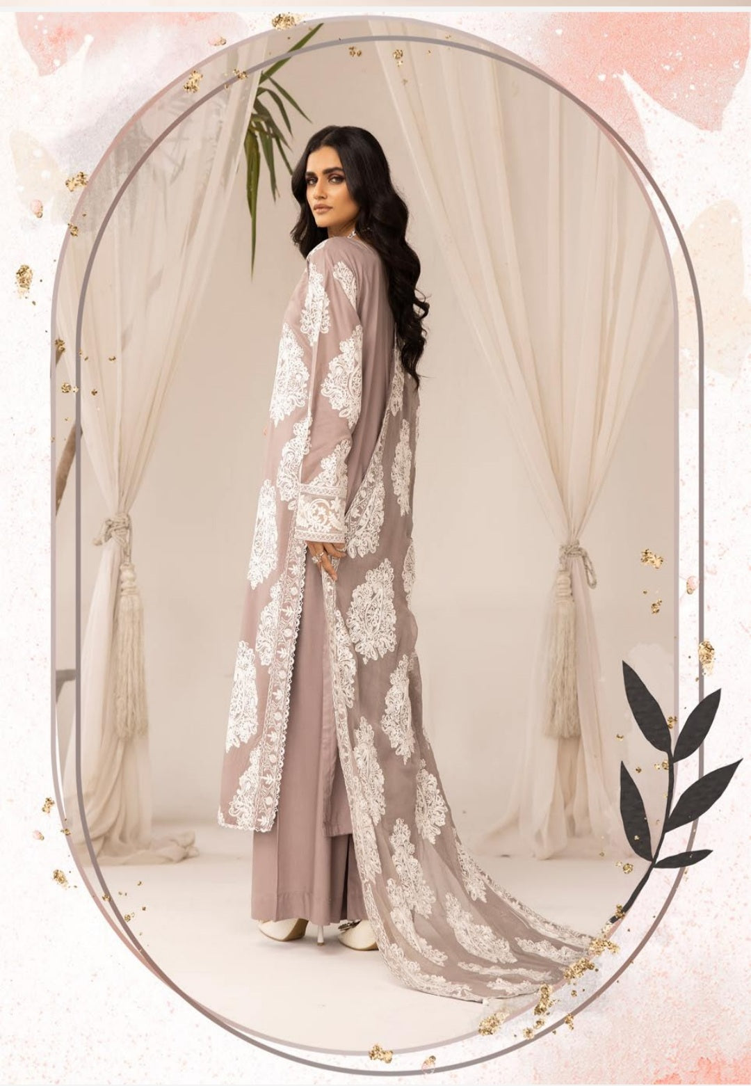 Mother & Daughter 3 PIECE EMBROIDERED LINEN COLLECTION BY SIMRANS