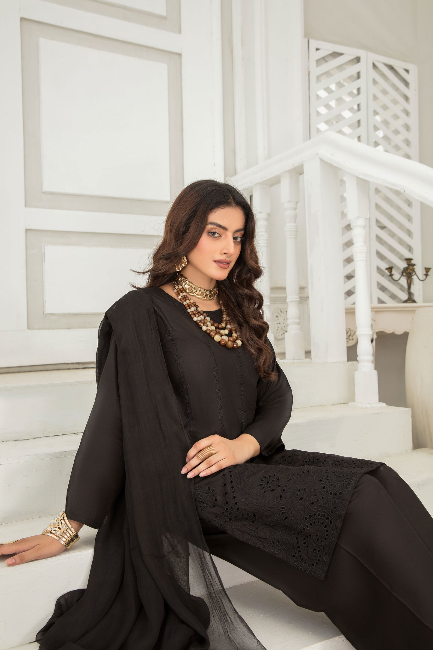 3-PIECE STITCHED EMBROIDERED LAWN-SIMRANS