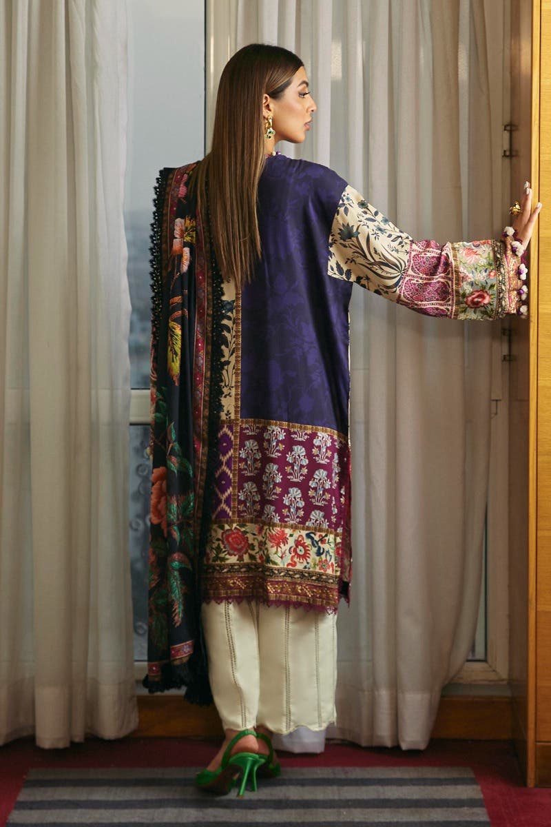 Muzlin By Sana Safinaz Stitched 3 Piece-Winter Collection