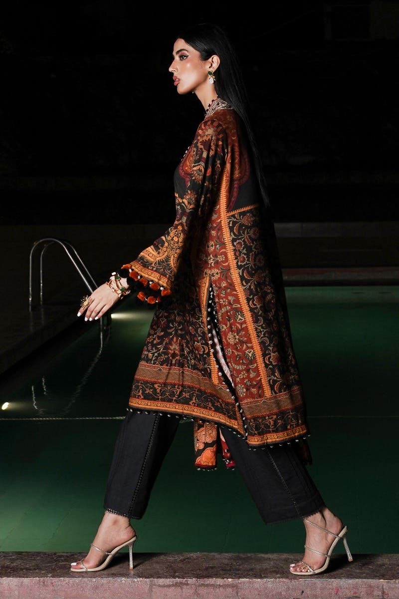 Muzlin By Sana Safinaz Stitched 3 Piece-Winter Collection