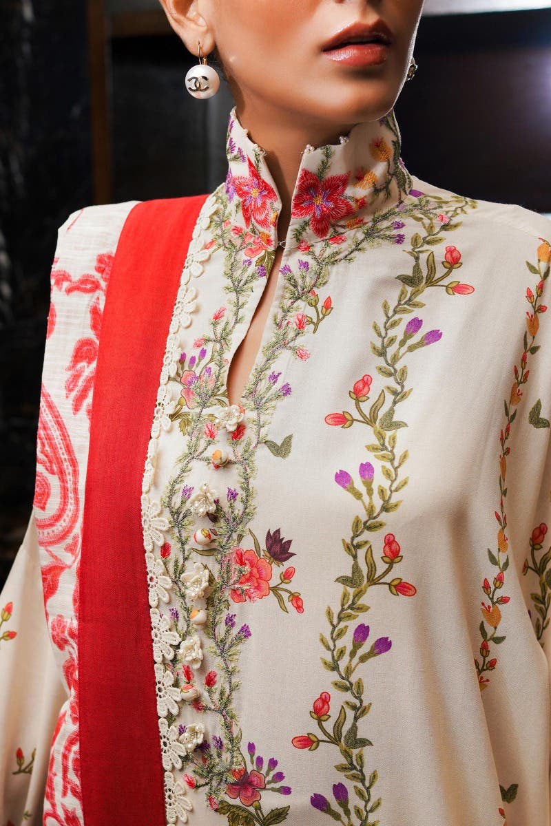 Muzlin By Sana Safinaz Stitched 3 Piece-Winter Collection