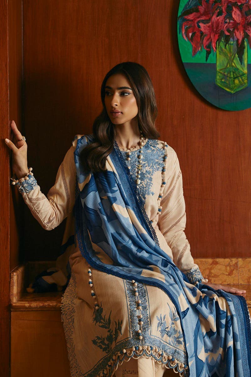 Muzlin By Sana Safinaz Stitched 3 Piece-Winter Collection
