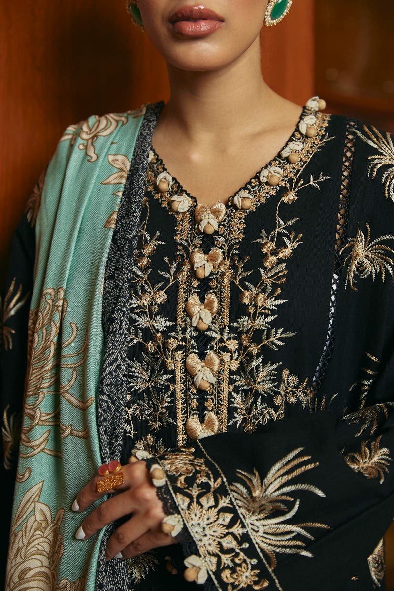 Muzlin By Sana Safinaz Stitched 3 Piece-Winter Collection