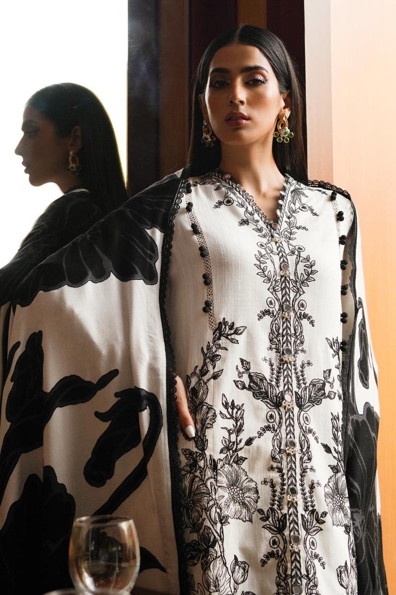 Muzlin By Sana Safinaz Stitched 3 Piece-Winter Collection