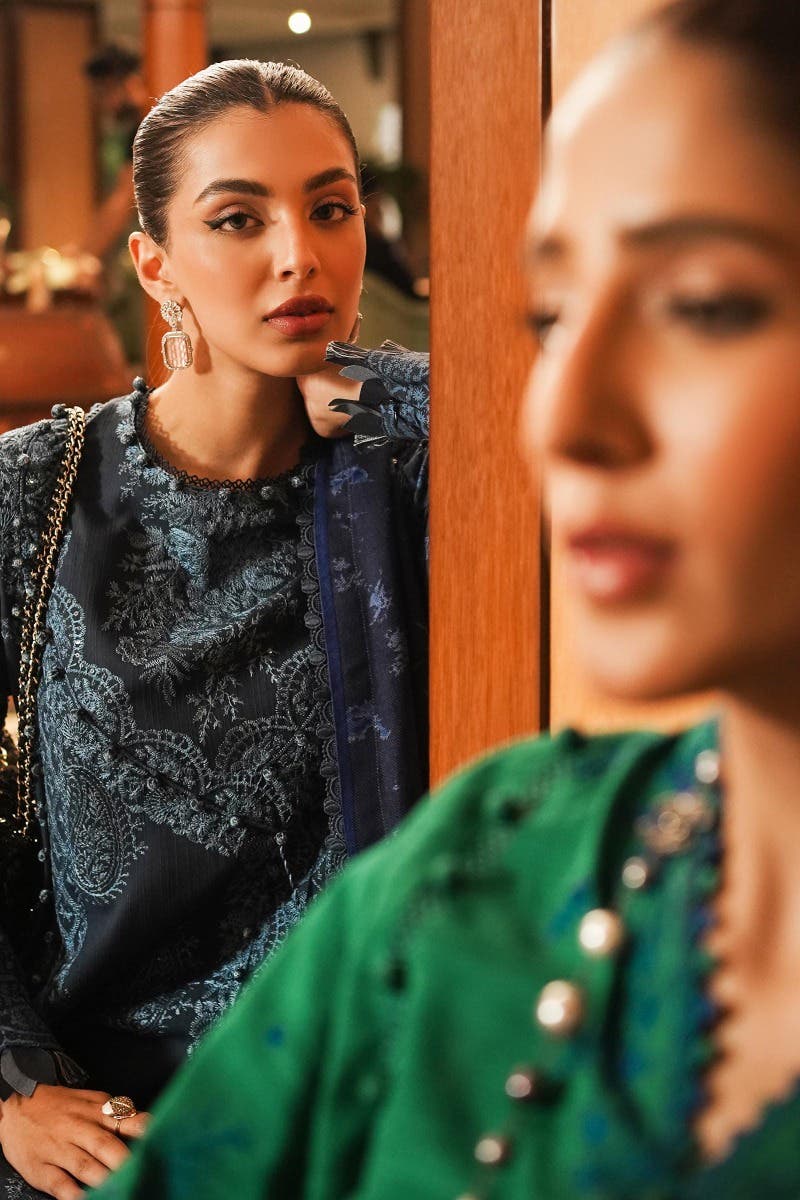 Muzlin By Sana Safinaz Stitched 3 Piece-Winter Collection