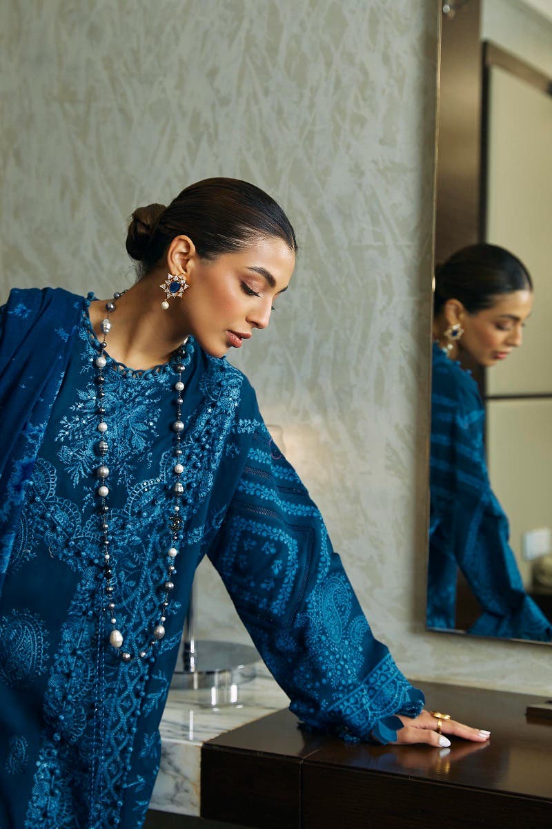 Muzlin By Sana Safinaz Stitched 3 Piece-Winter Collection