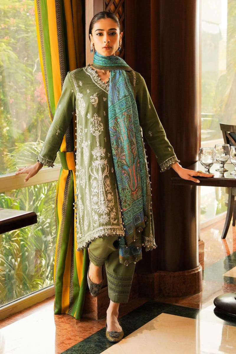 Muzlin By Sana Safinaz Stitched 3 Piece-Winter Collection