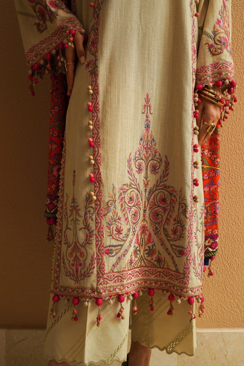 Muzlin By Sana Safinaz Stitched 3 Piece-Winter Collection