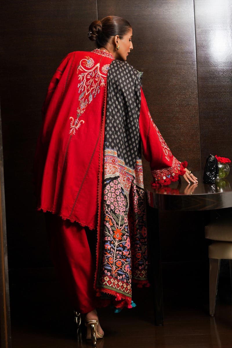 Muzlin By Sana Safinaz Stitched 3 Piece-Winter Collection
