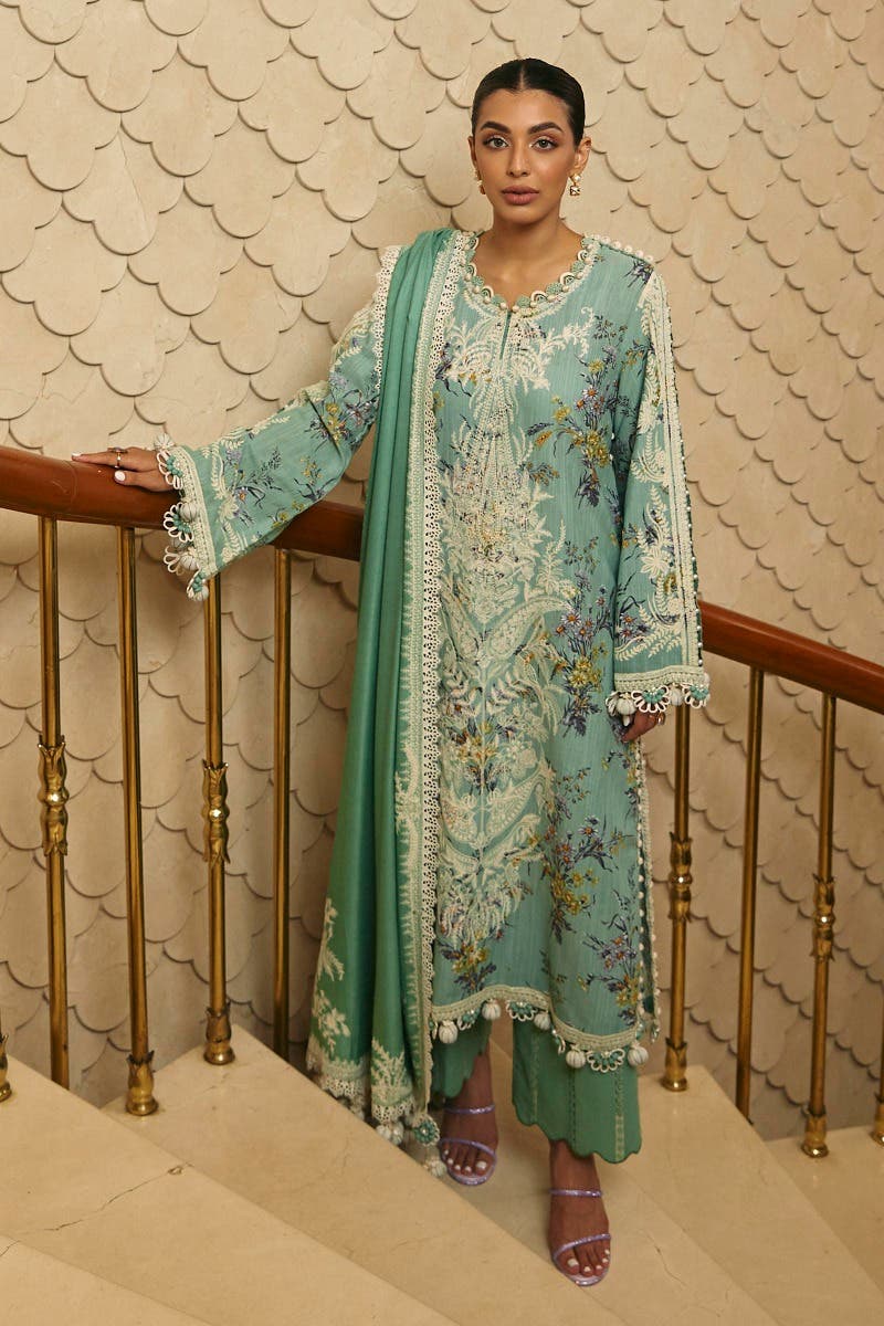 Muzlin By Sana Safinaz Stitched 3 Piece-Winter Collection
