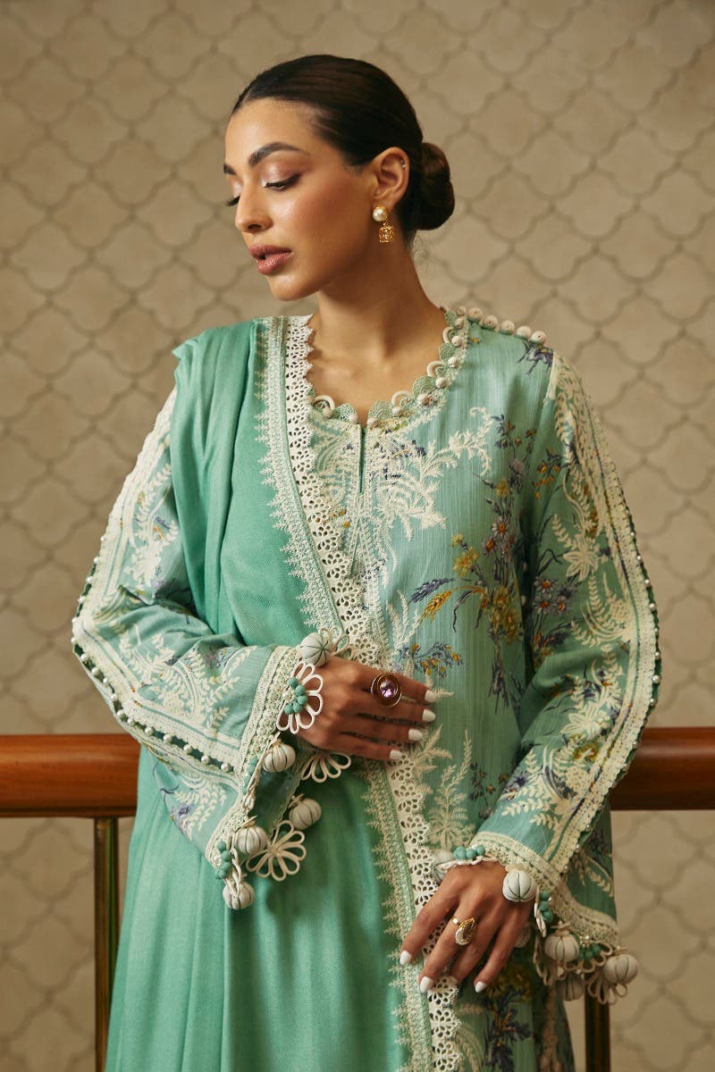 Muzlin By Sana Safinaz Stitched 3 Piece-Winter Collection