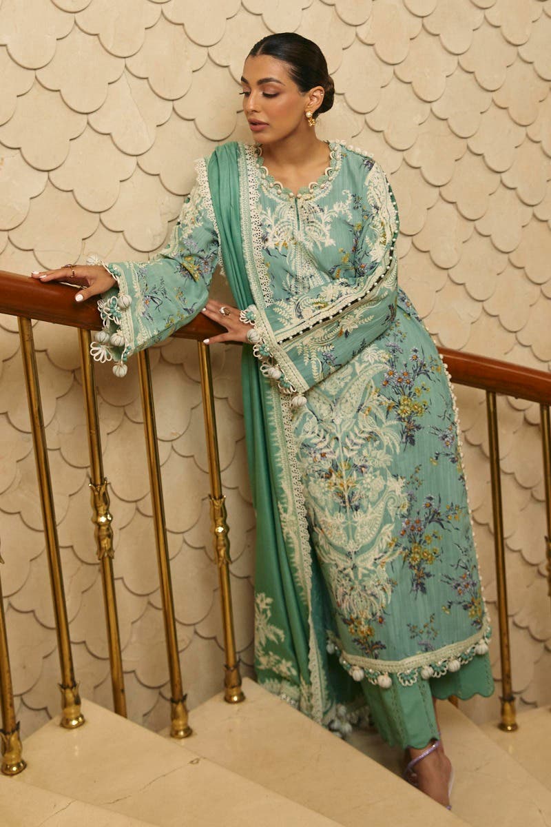 Muzlin By Sana Safinaz Stitched 3 Piece-Winter Collection