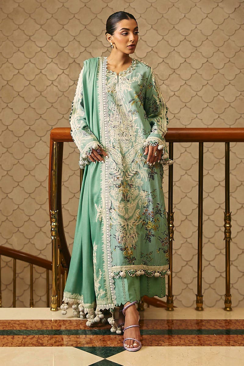 Muzlin By Sana Safinaz Stitched 3 Piece-Winter Collection