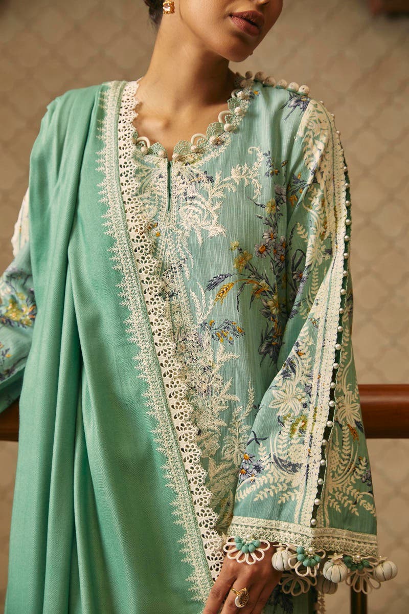 Muzlin By Sana Safinaz Stitched 3 Piece-Winter Collection