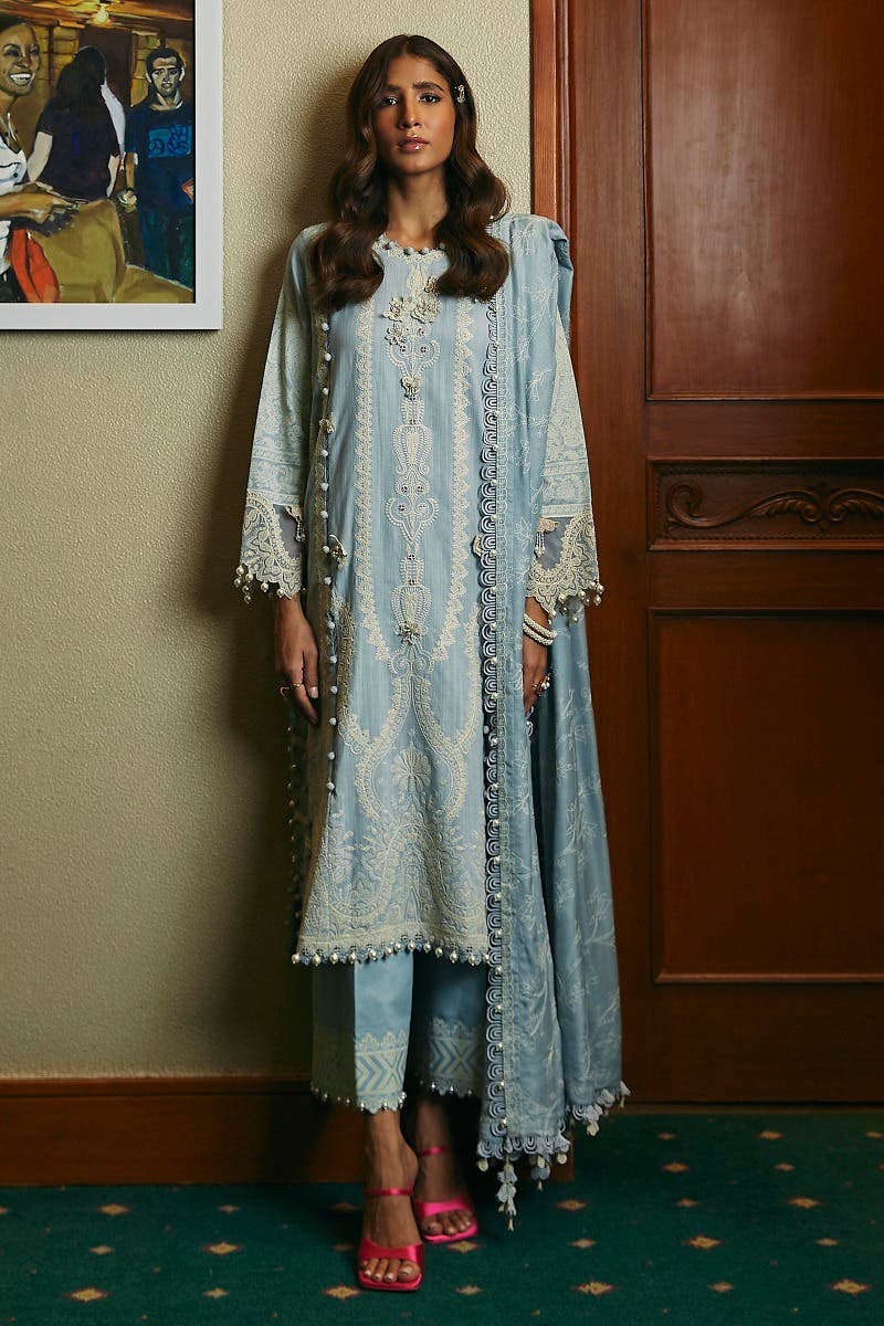 Muzlin By Sana Safinaz Stitched 3 Piece-Winter Collection