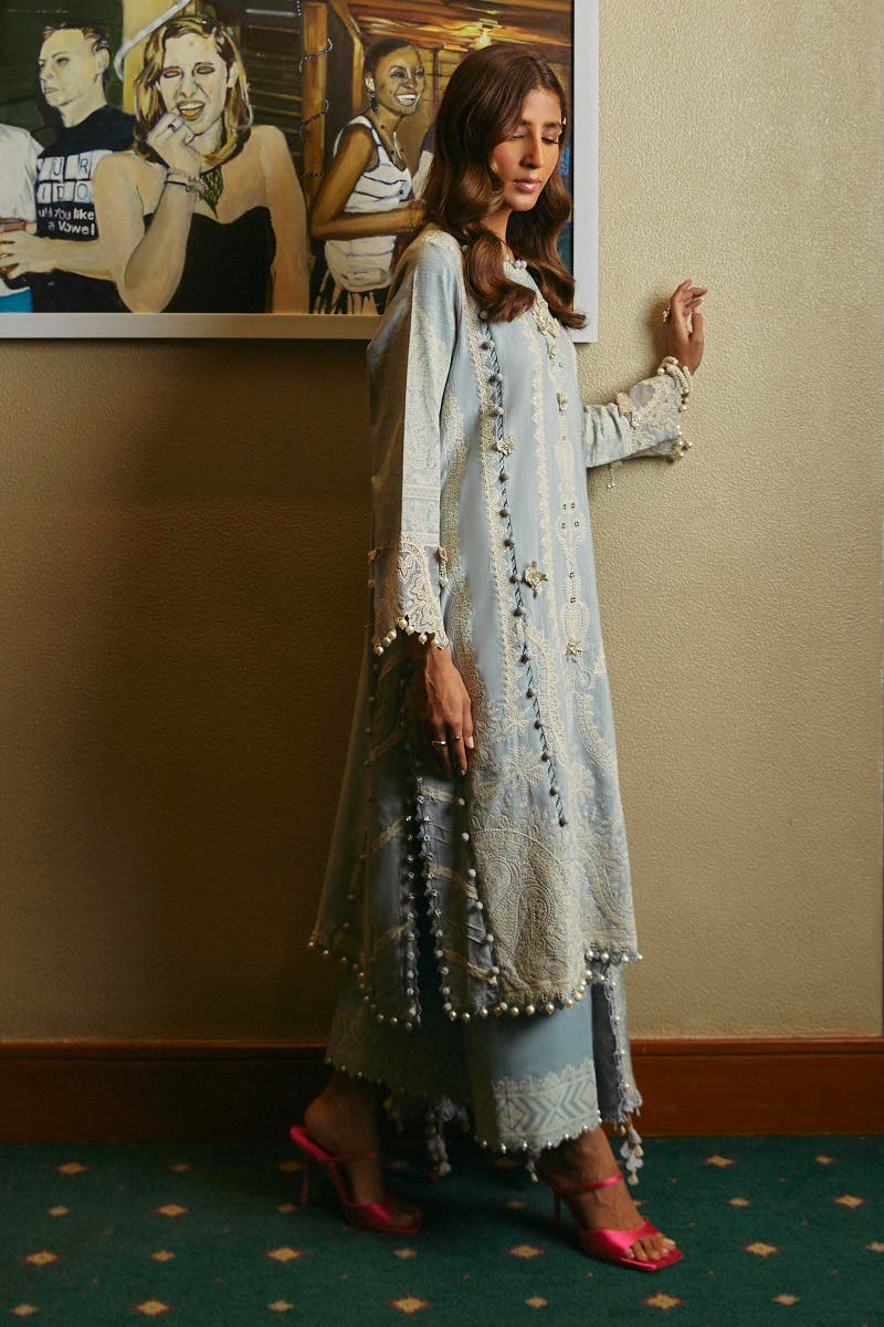 Muzlin By Sana Safinaz Stitched 3 Piece-Winter Collection