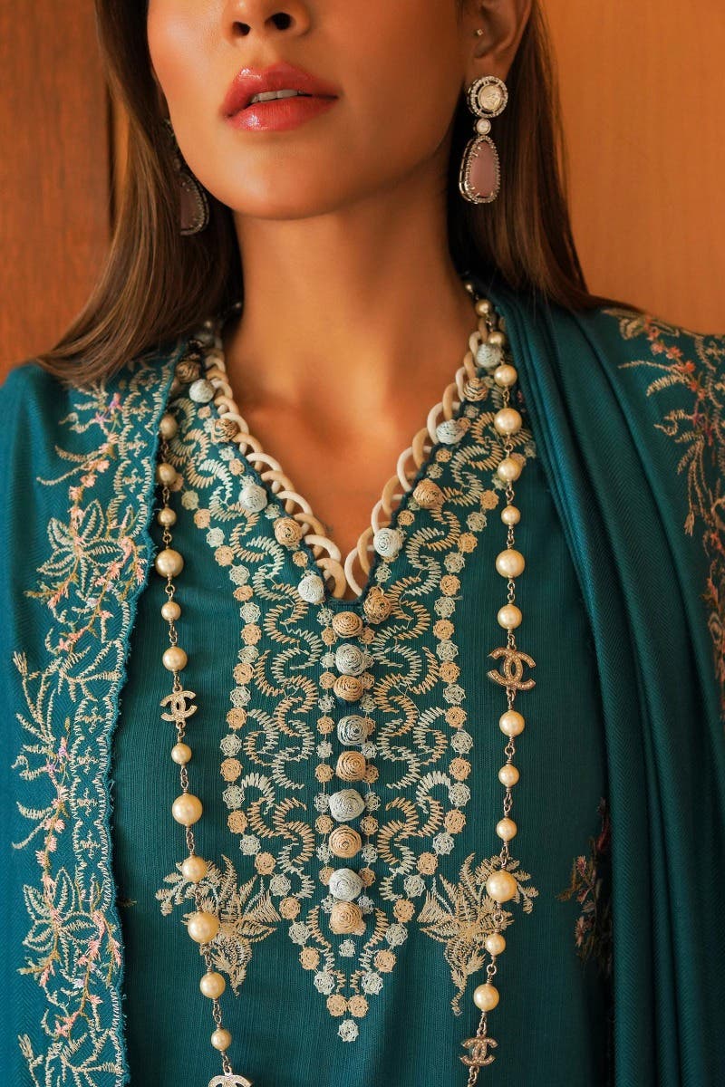 Muzlin By Sana Safinaz Stitched 3 Piece-Winter Collection