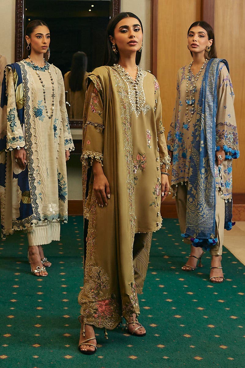 Muzlin By Sana Safinaz Stitched 3 Piece-Winter Collection