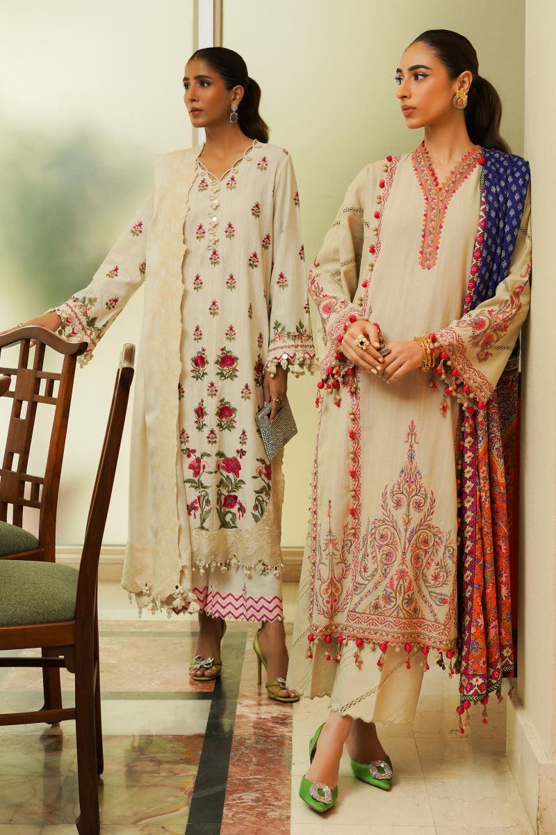 Muzlin By Sana Safinaz Stitched 3 Piece-Winter Collection