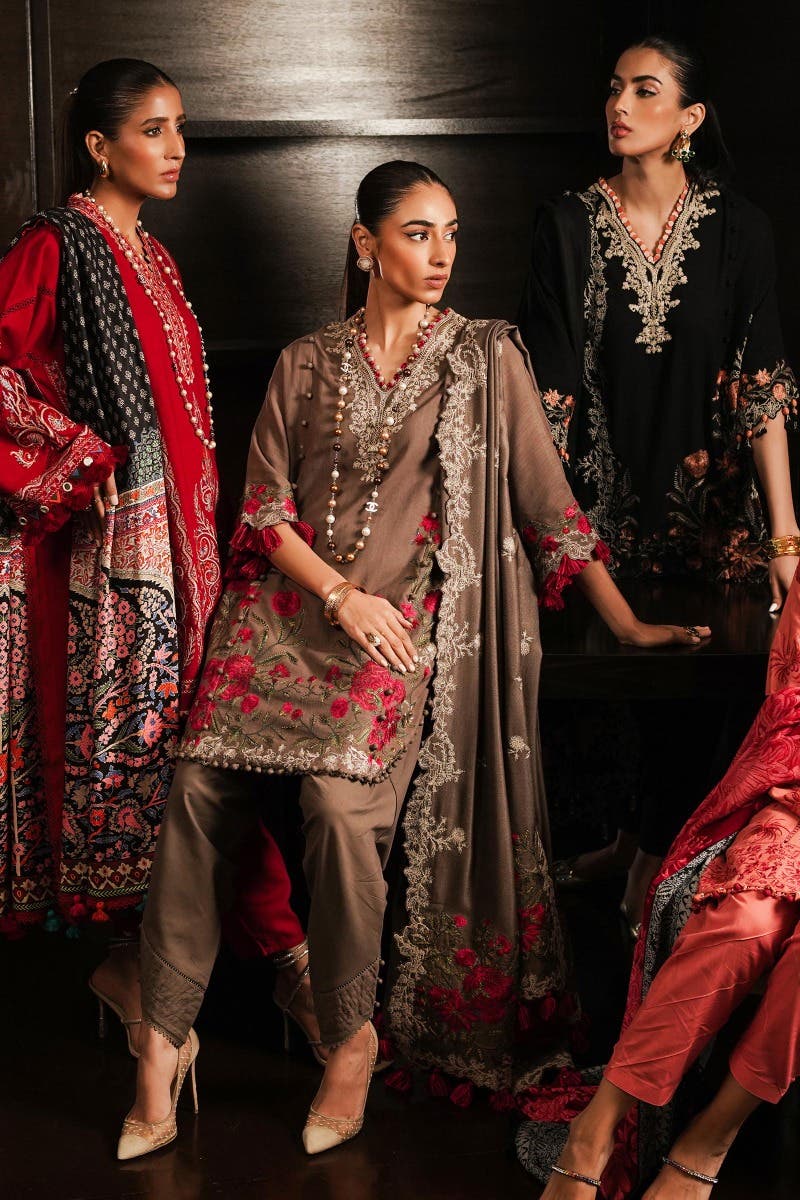Muzlin By Sana Safinaz Stitched 3 Piece-Winter Collection