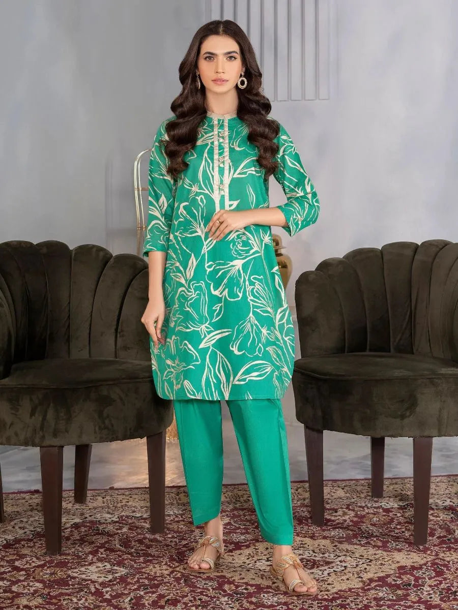 Green 2Pcs Dress -Limelight Umnaa Green 2Pcs Dress -Limelight Umnaa