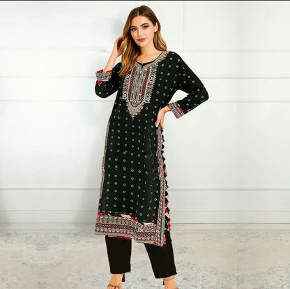 UA-107 Asim Jofa Inspired Luxury Chiffon Dess by UMNAA