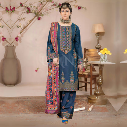 UA-109 Embroidered Linen Collection | Ready by Wear | Pakistani Dress Asian Clothes Umnaa